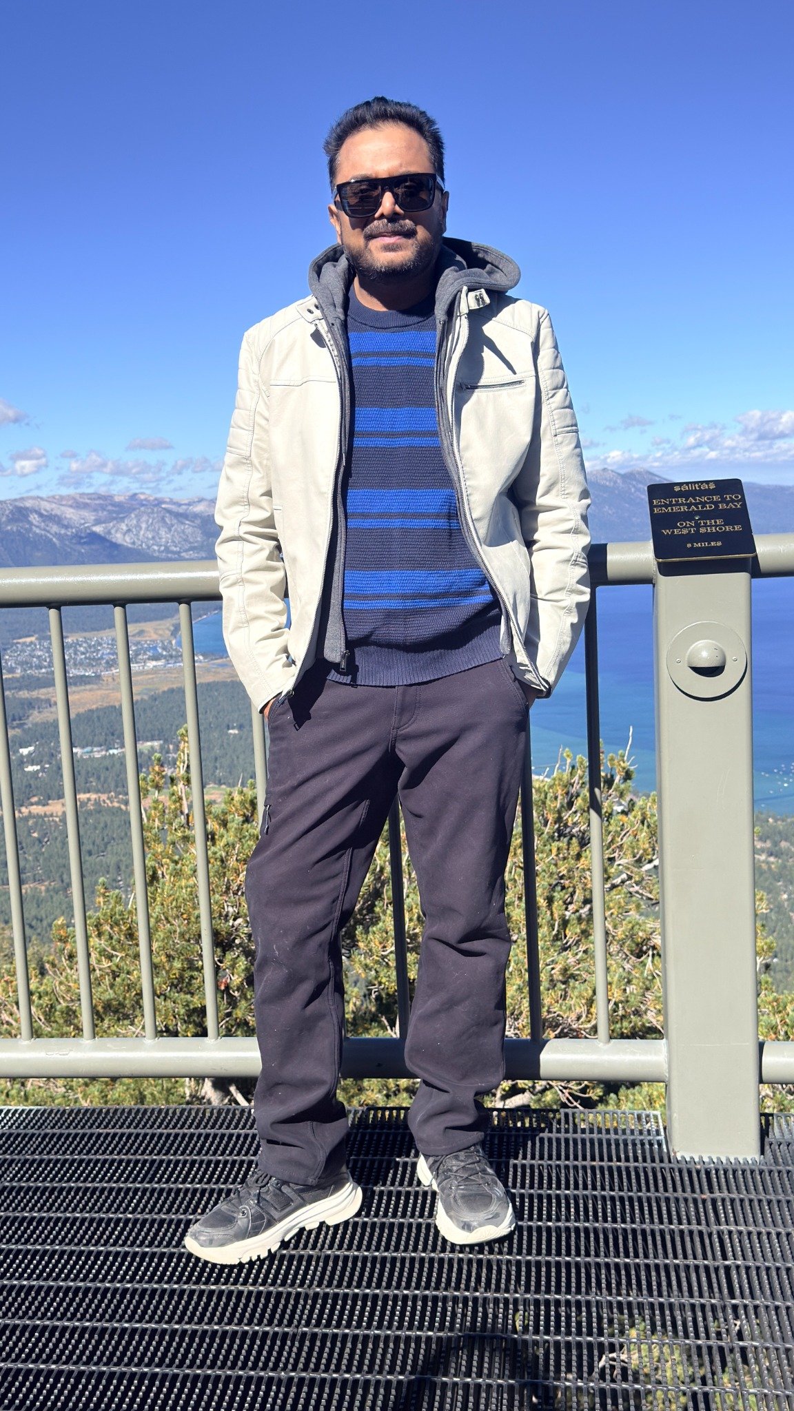 Sumit Srivastava outdoors in California